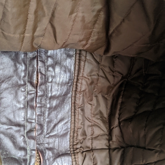 Vintage Leather Tailored Motorcycle Cafe Racer Jacket Brown Large - Picture 7 of 11